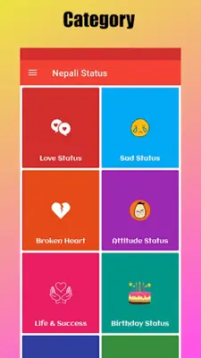 Nepali Status android App screenshot 3